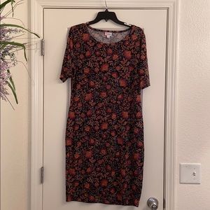 LuLaRoe XL Floral Print Julia